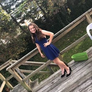 Blue homecoming/ formal dress